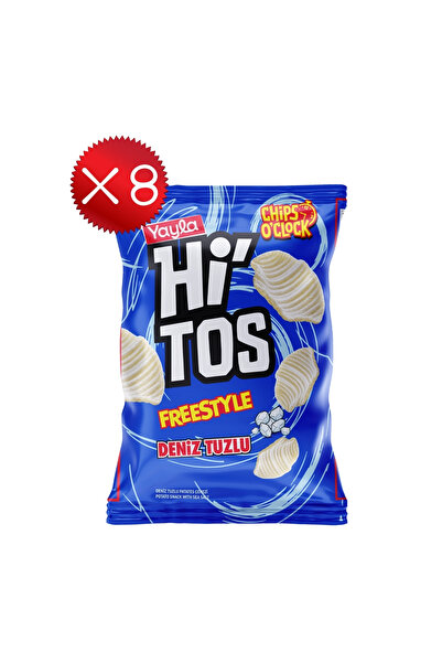 Yayla Hi'tos Freestyle Deniz Tuzlu Patates Çerezi 60 g x8