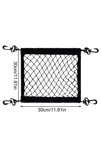 Choice1 01 Motorcycle Cargo Net Polyester High Elastic Cargo Net with 4 Adjus...