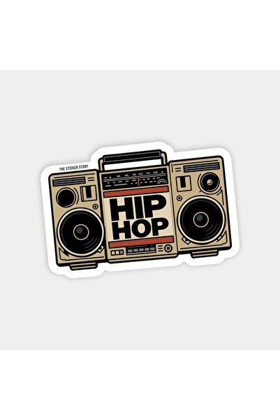 The Sticker Story. Retro Hiphop Sticker