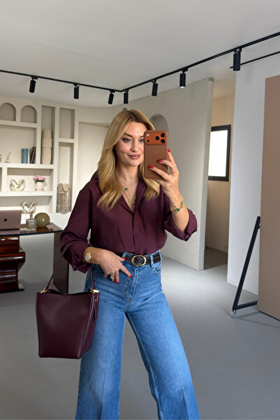 Sezgi Tekin Πουκάμισο Premium Σειράς από Ύφασμα Πριμοδοτεμένου Πεντζέλ σε χρώ...