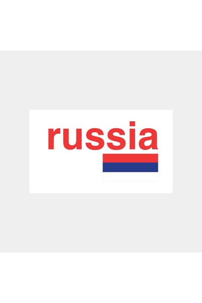 The Sticker Story. ملصق بطاقة روسيا
