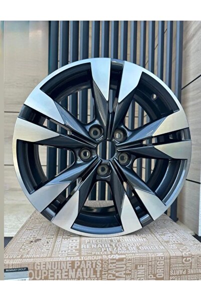 Renault Σετ 4 Ζαντών Αλουμινίου 17” Bayadère Originale OEM 5x114.3 ET43