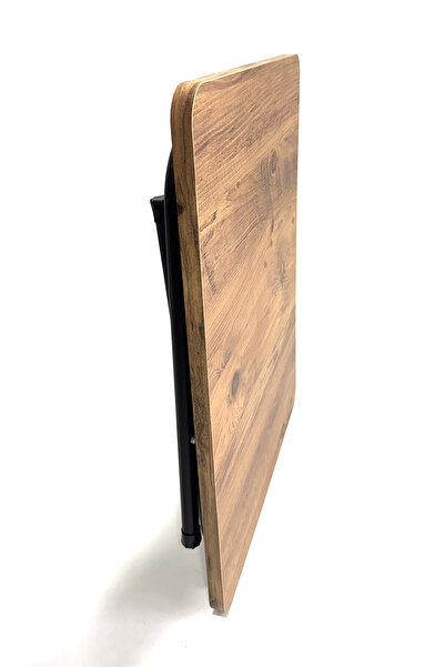 moniev Alin Kamp Masası 45cm x 60cm Demonte Katlanır Bahçe Masası Atlantik Çam