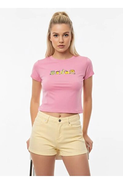 Park Karon 26025 Πλεκτή μπλούζα με λαιμόκοψη ποδηλάτου, 100% βαμβακερή, με σχ...