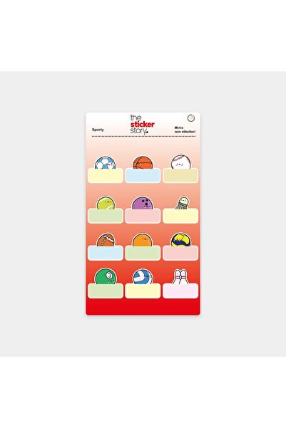 The Sticker Story. بطاقات تعريف سبورت مينيس