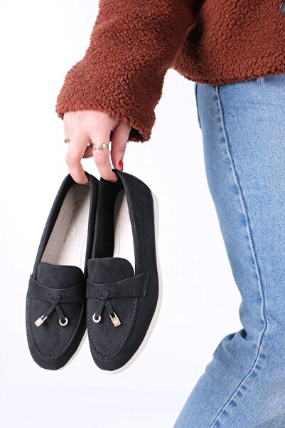 sefayol Γυναικεία παπούτσια Julita Black Suede Casual