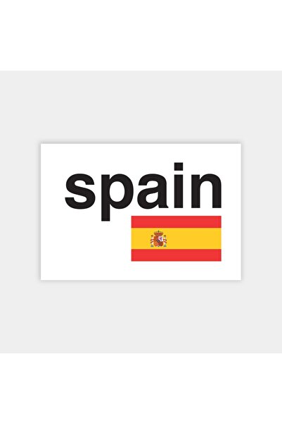 The Sticker Story. ملصق بطاقة إسبانيا