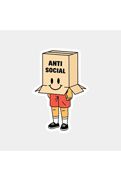 The Sticker Story. ملصق عدم التفاعل الاجتماعي