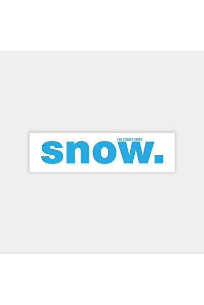 The Sticker Story. Snow Sticker