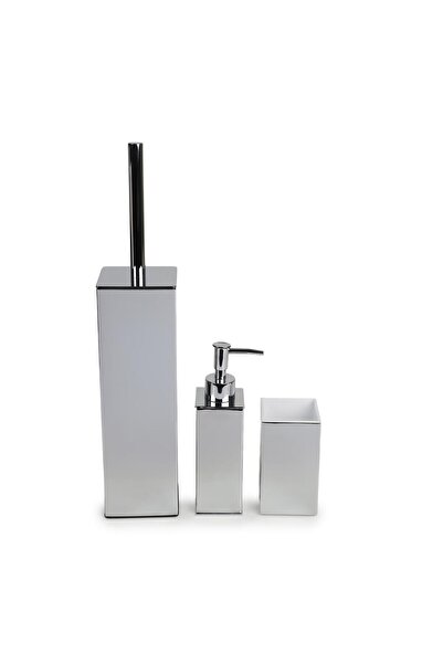 kobos Square Bathroom Set Polished Chrome