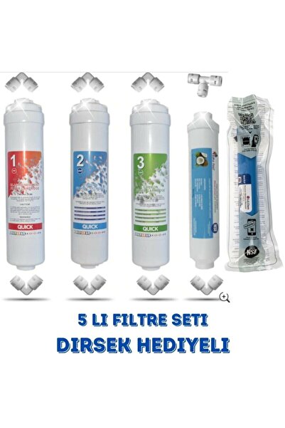 Liberty Binbir Çeşit Kapalı Kasa Su Arıtma Cihazı Filtresi 5li Filtre Seti Vo...