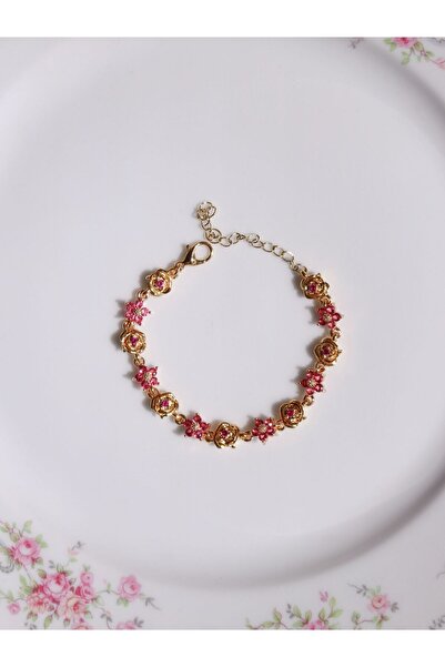 Reorah Collection Delicate Flower Crystal Bracelet