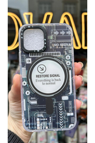 Lionix İphone 11 Pro Max Uyumlu Magsafe Kablosuz Şarj Destekli Hologramlı Kıl...