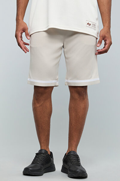 R&B Contrast Trim Shorts with Drawstring Waist
