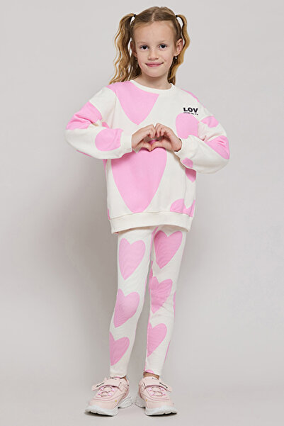 R&B Printed Sweatshirt Set