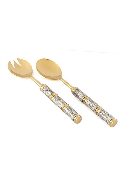 Mikasa Moor Gold Silver Salata Servis Seti