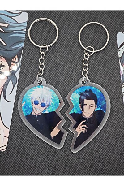 Yenaplanner Jujutsu Kaisen Geto x Gojo Διακοσμητικό Τσάντας Καρδιάς / Μπρελόκ