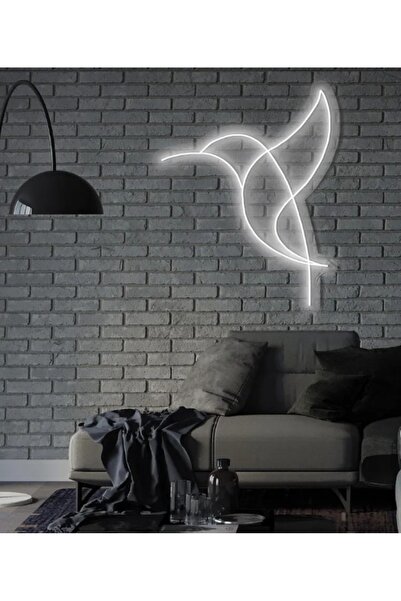 Slasa Peacock Feather Neon Sign 50x30 cm Orange Purple LED Light 6 mm Acrylic...