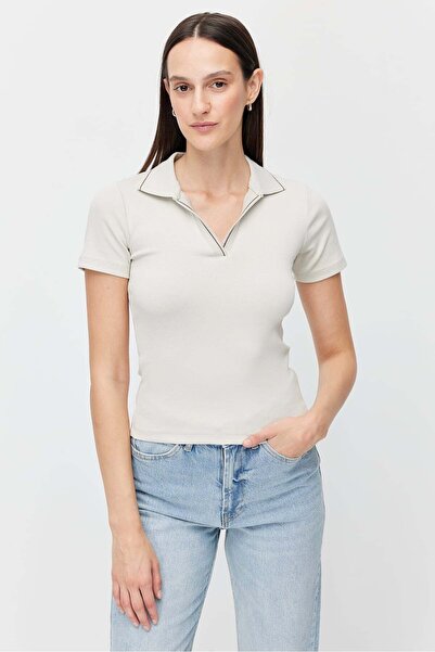 PAULMARK Μπλούζα - Εκρού - Δεν προσδιορίζεται