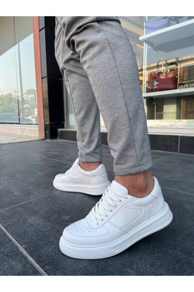 Kuback Kb-Dx8 White Leather Casual Men's Shoes
