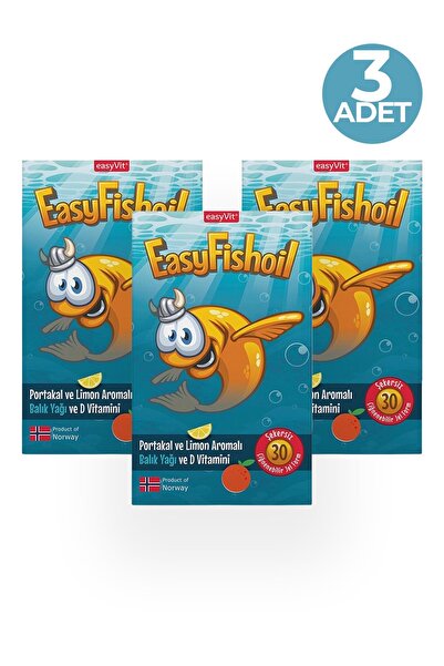 Easy Fishoil EasyFishoil 30 Jel Tablet 3 Adet