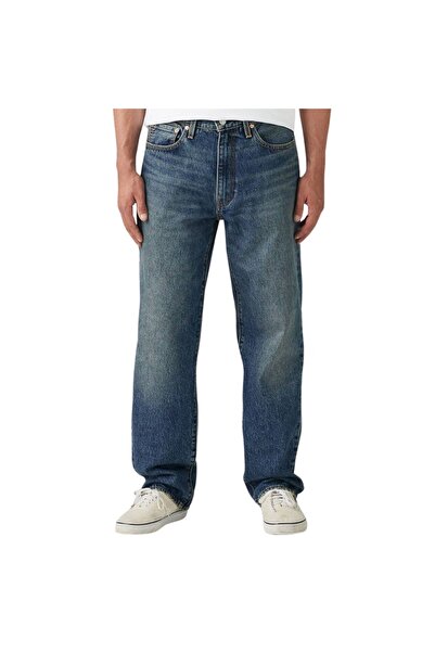 Levis 568 ΤΖΙΝ ΣΕ ΧΑΛΑΡΗ ΕΦΑΡΜΟΓΗ ΚΑΙ ΊΣΙΑ ΓΡΑΜΜΗ - AISLE SEAT ΜΠΛΕ 34