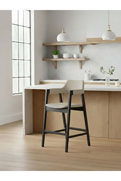 Gazzini Furniture Vector Ahşap Bar Sandalyesi