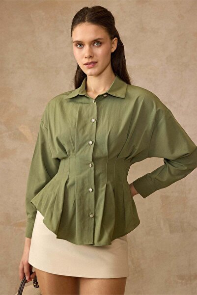 Olcay Βαμβακερό πουκάμισο με λεπτομέρειες στις μανσέτες και προσαρμοσμένο στη...