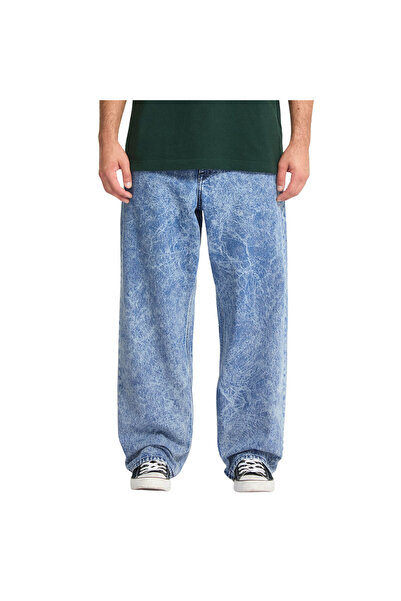 Volcom BILLOW Τζιν Παντελόνι Σκισμένο Μπλε 32