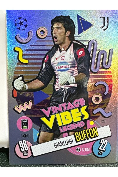 Match Attax Vintage vibes legend gianluigi buffon