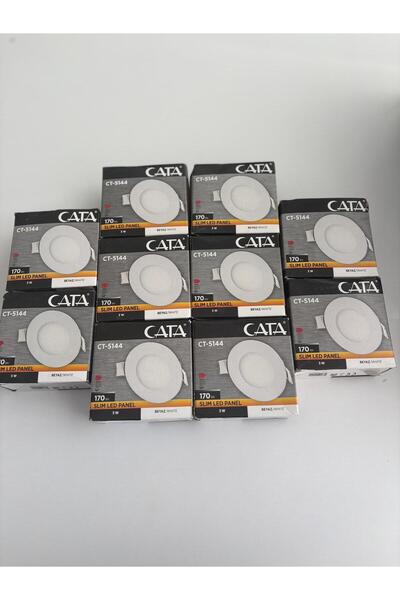 Cata CT-5144 3W 170LM BEYAZ İŞİK SLIM LED SPOT 10 ADET