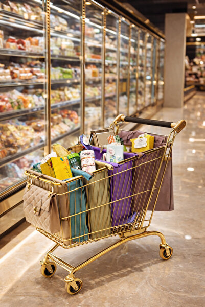 4 Bölmeli Yeniden Kullanılabilir Çevre Dostu Organizer Çanta