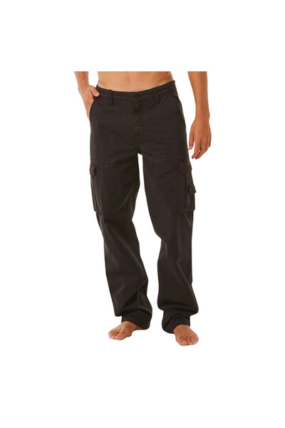 Rip Curl Κλασικό Παντελόνι Κάργκο Σερφ Τρέιλ Ξεβαμμένο Μαύρο 36
