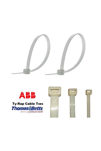 Gutsy PLASTİK CIRT KELEPÇE 60 CM X 13 MM (100 adet) KABLO BAĞI - BEYAZ KABLO ...