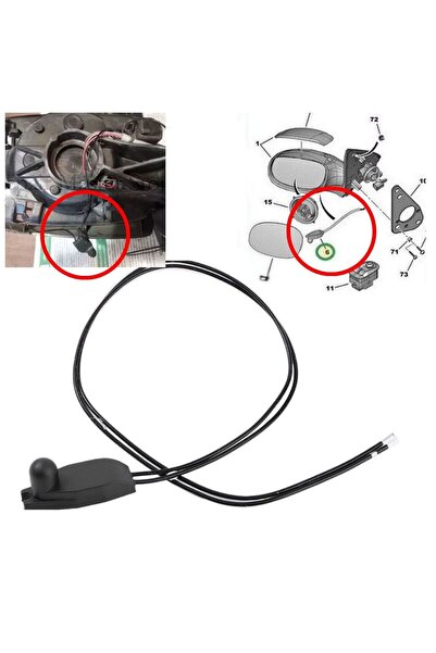 ZETOTO Peugeot Cıtroen Renault Fiat Hava Sıcaklık Sensörü 6445F9