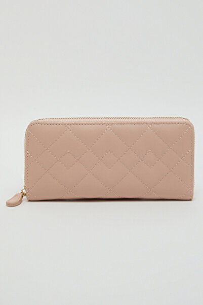 R&B Quilted Zippered Wallet