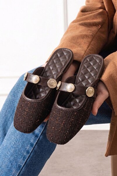 FUGA MODA Παντόφλες - Καφέ - Homewear