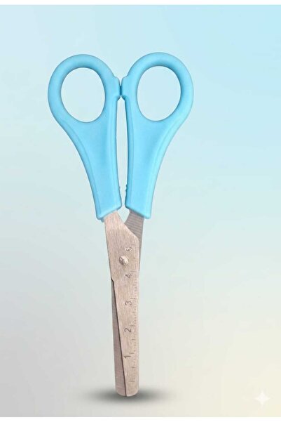 BATS ÖĞRENCİ TİPİ CETVELLİ PASLANMAZ ÇELİK MAKAS 1 ADET (KS-102)