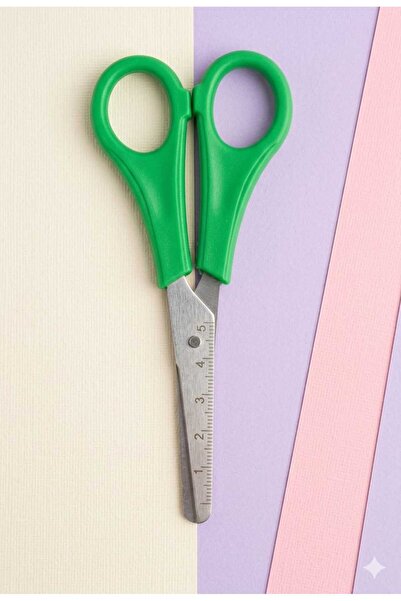 BATS Student Type Ruler Stainless Steel Scissors 1 Piece (Ks-101)