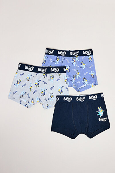 R&B 3 Pack Bluey Print Boxers