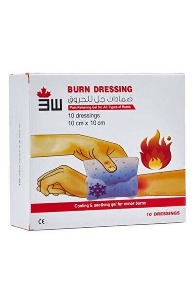 3W Healthcare 3WM-BD-10 - ضمادة حروق - 10 قطع/علبة