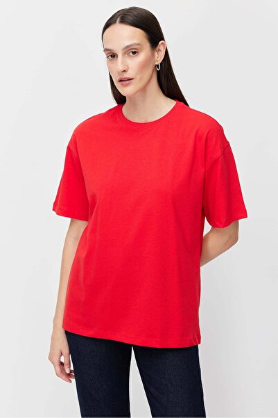 PAULMARK T-Shirt - Κόκκινο - Χαλαρή εφαρμογή