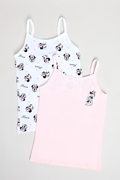 R&B 2 Pack Minnie Mouse Print Camisoles