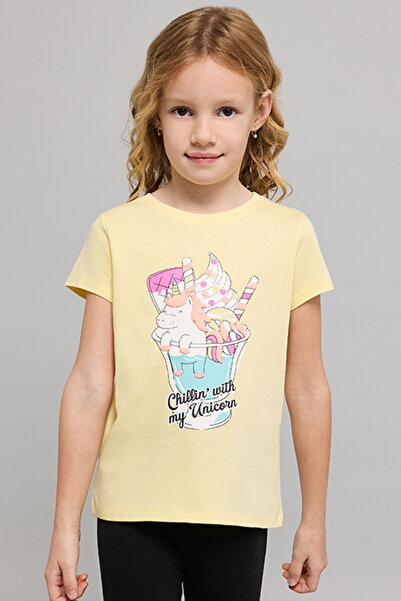 R&B Printed T-Shirt with Crew Neck and Short Sleeves