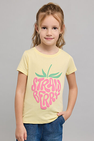 R&B Printed T-Shirt with Crew Neck and Short Sleeves