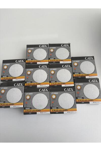 Cata CT-5660 10W 1000LM ÇERÇEVESİZ AYARLANABİLİR ÖLÇÜ BEYAZ İŞİK 10 ADET