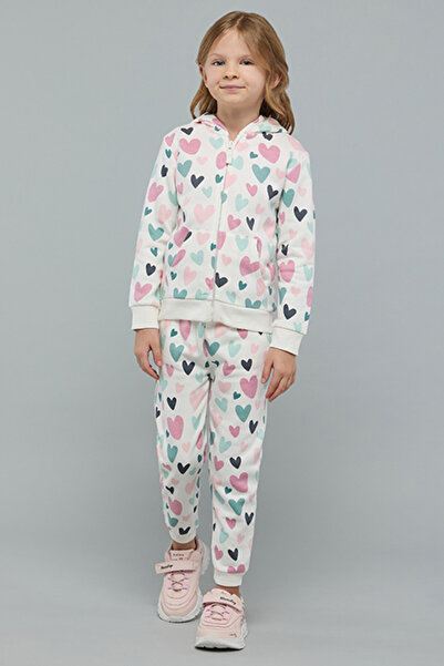 R&B Printed Hooded Sweatsuit Set
