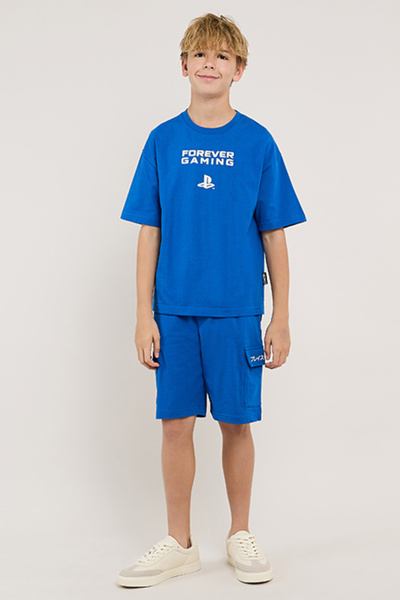 R&B Printed T-Shirt and Shorts Set