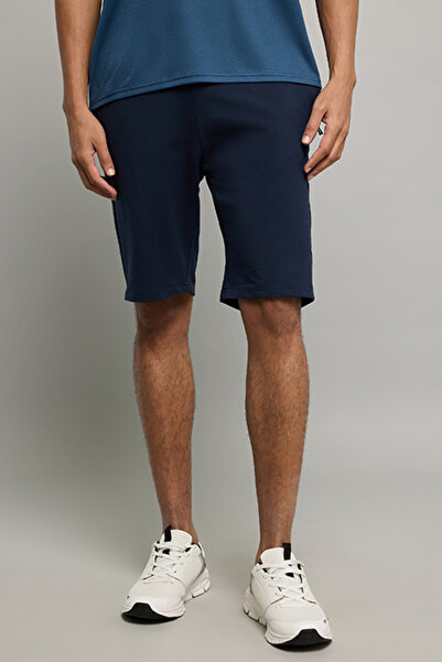 R&B Solid Shorts with Drawstring Waist