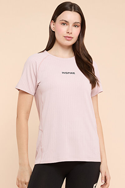 R&B Typography Print T-Shirt with Crew Neck and Short Sleeves